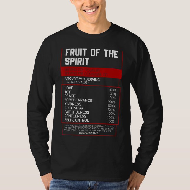 Frucht der Geistgalatianer 522 Inspiration T-Shirt (Vorderseite)
