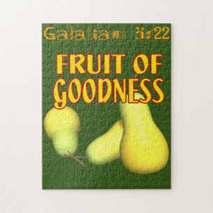Frucht der Güte Bibelzitate Anpassen Puzzle