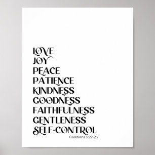 Frucht der Spirit-Christlichen Wanddekoration Poster