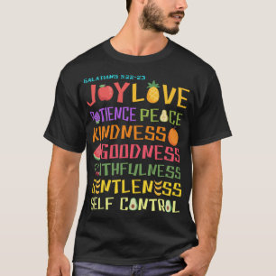 Frucht des Christlichen Bibelverses T-Shirt