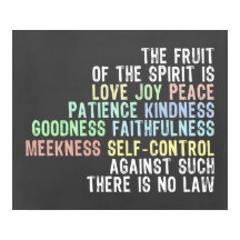 Frucht des Geist-Halbpension Look Bibel Verse