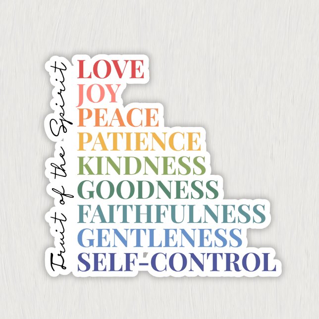 Frucht des Geistes Aufkleber (Von Creator hochgeladen)