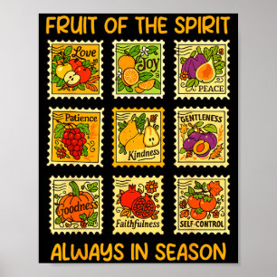 Frucht des Geistes Christlicher Glaube Jesus Gott Poster