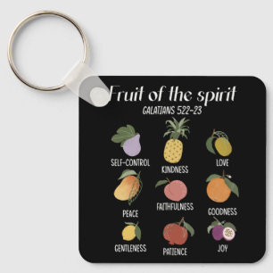 Frucht des Geistes Christlicher Glaube Jesus Gott  Schlüsselanhänger