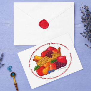 Frucht des Geistes Dankeschön-Karte Dankeskarte