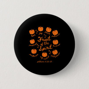 Frucht des Geistes Galater 5-22 Kürbis Herbst Button