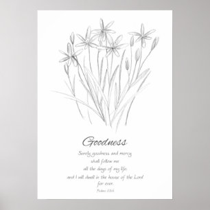 Frucht des Geistes Galater 5,22 Schrift Poster