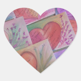 Frucht des Geistes Herz-Aufkleber