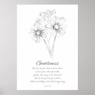 Frucht des Geistes Jakobus 3:17 Bibelvers Poster