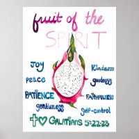 Frucht des Geistes Kunst Frucht des Geistes Poster