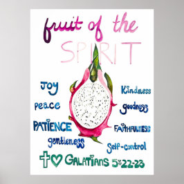 Frucht des Geistes Kunst Frucht des Geistes Poster
