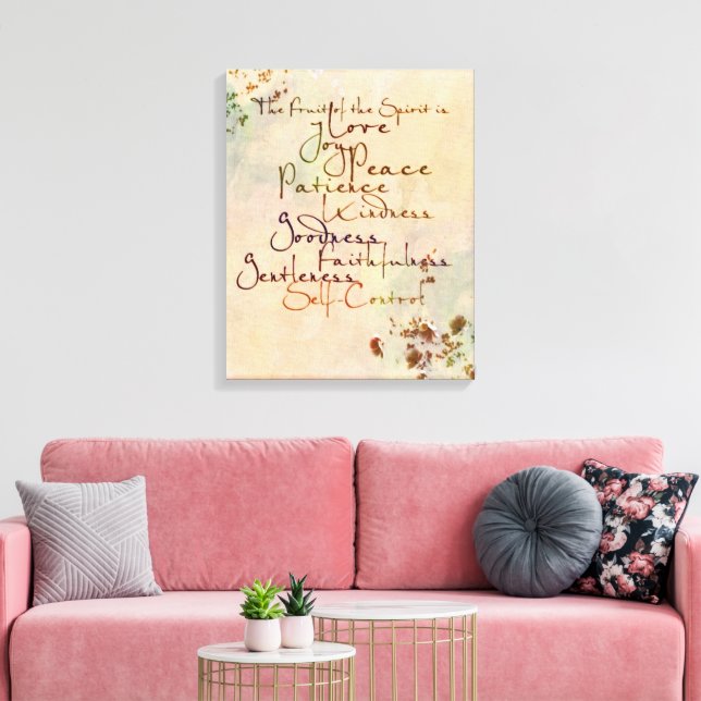 Frucht des Geistes Leinwanddruck (Insitu (Wohnzimmer))