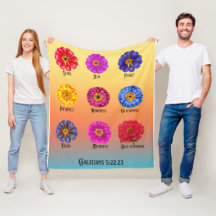 Frucht des Geistes mit Zinnias