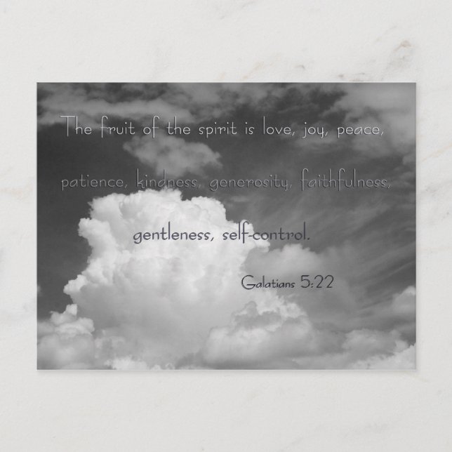 Frucht des Geistes Postkarte (Vorderseite)