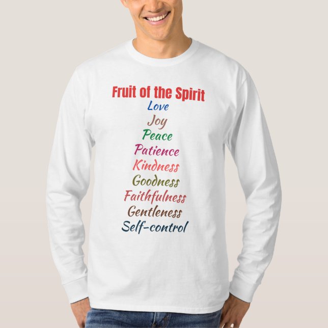 Frucht des Geistes T-Shirt (Vorderseite)