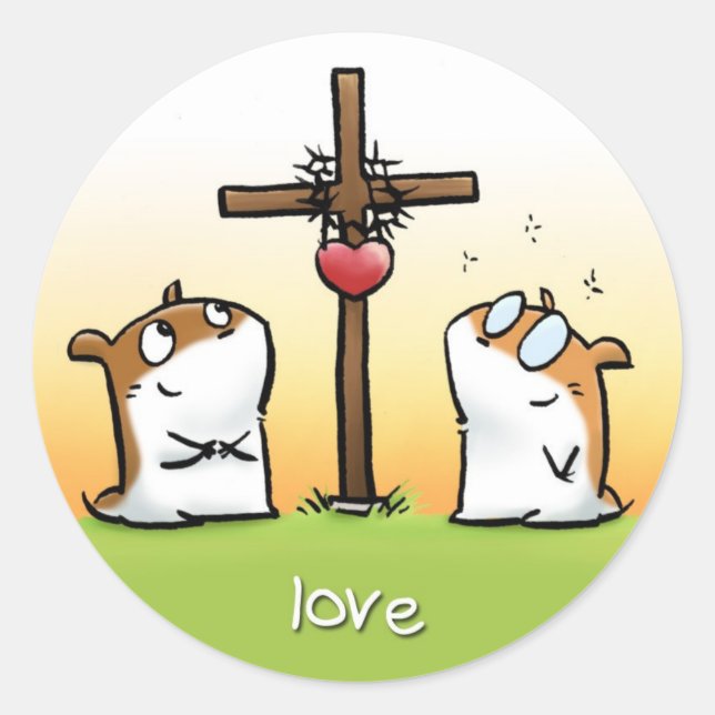 Frucht des Spirituosenhebers (Liebe) Runder Aufkleber (Vorderseite)