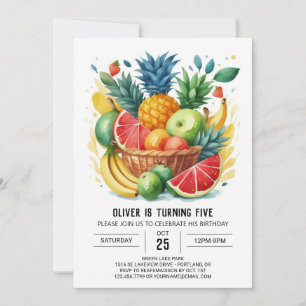 Frucht Fiesta Boho Birthday Einladung