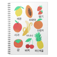 Frucht Flash Cards Koreanischer Fruchtigkeitsspass