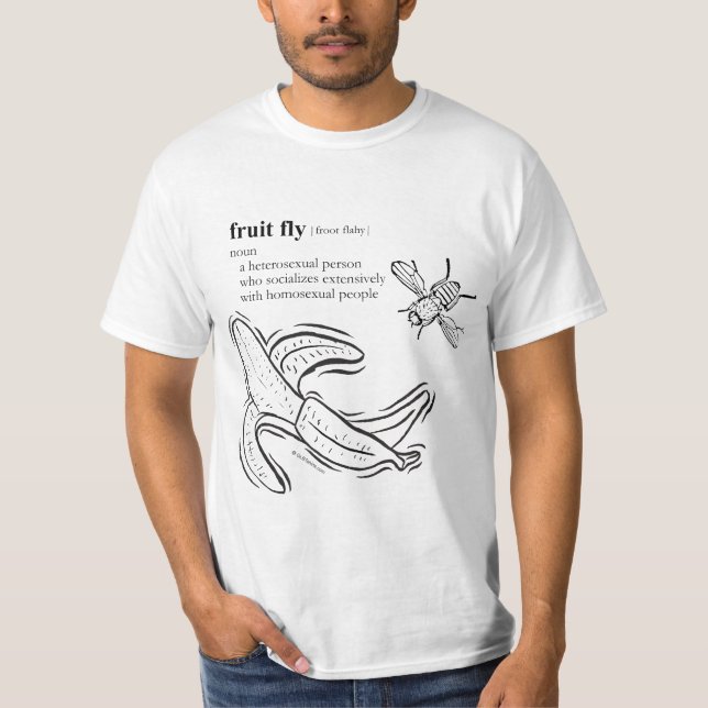 FRUCHT-FLIEGE T-Shirt (Vorderseite)