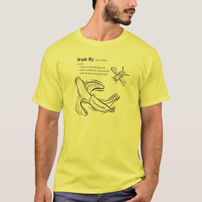 FRUCHT-FLIEGE T-Shirt (Vorderseite)