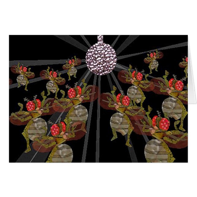 Frucht-Fliegen, die unter den Disco-Ball tanzen (Vorderseite (Horizontal))