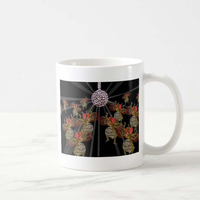 Frucht-Fliegen, die unter den Disco-Ball tanzen Tasse (Rechts)