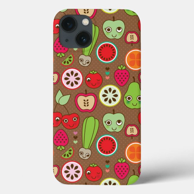 Frucht-Küchen-Muster Case-Mate iPhone Hülle (Rückseite)