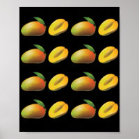 Frucht Lover Mango Muster Fruitarian Berry