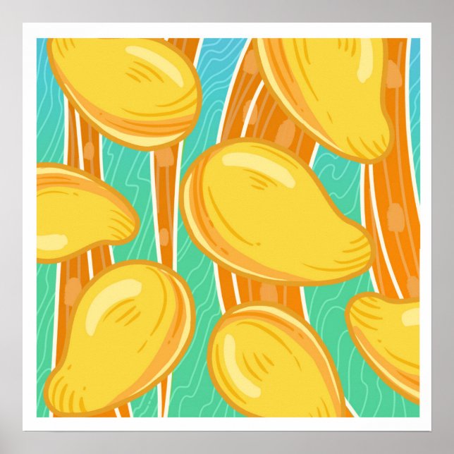 Frucht Mango Poster (Vorne)