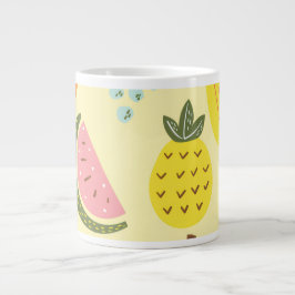 Frucht-Medley-Kaffeetasse Jumbo-Tasse