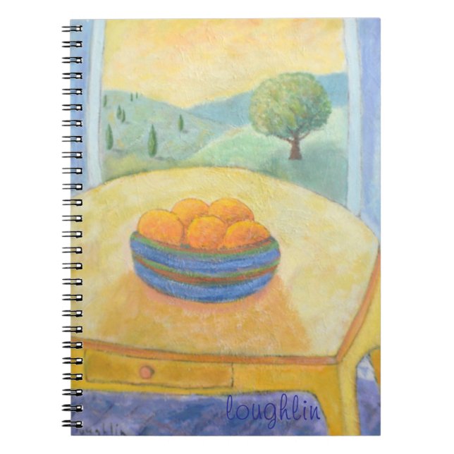 Frucht nach Fenster Notebook Notizblock (Vorderseite)