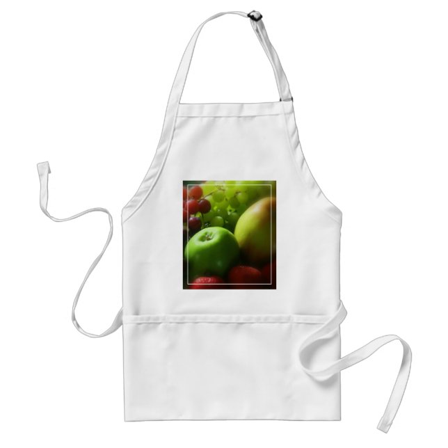 Frucht noch Leben Erwachsene Schürze (Vorne)