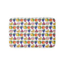 Frucht Print Strawberry Watermelon Banane Badematte