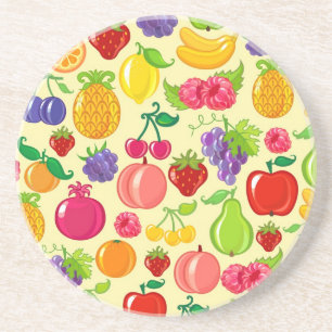 Frucht Sandstein Untersetzer