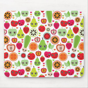 Frucht scherzt Illustrationsapfel Mousepad