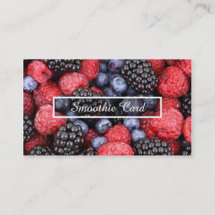 Frucht Smoothie-Loyalitätsprogramm Treuekarte