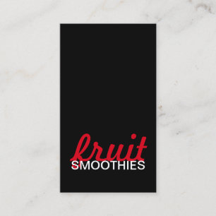 Frucht Smoothies-Lochkarte Treuekarte