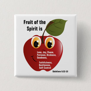 Frucht - Square Button-Button Button