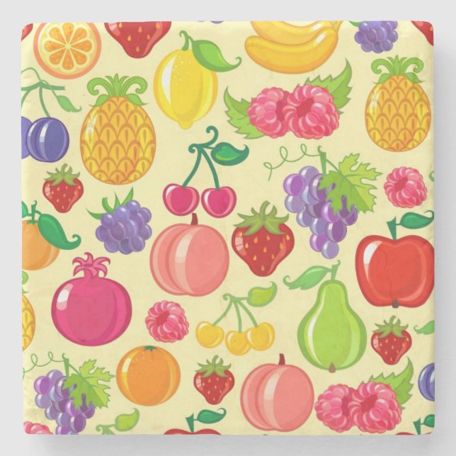 Frucht Steinuntersetzer (Vorderseite)