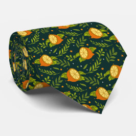 Frucht Summer Yellow Lemon Neck Tie Krawatte