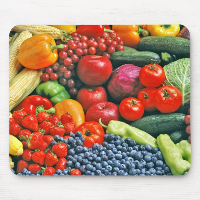 Frucht u. Gemüse Mousepad (Vorne)