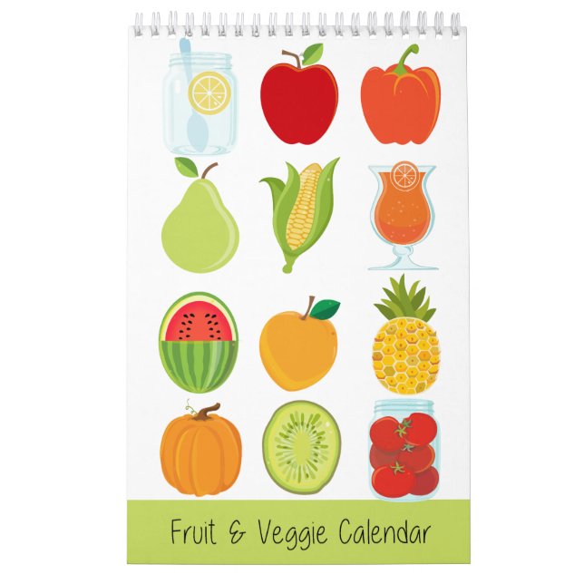 Frucht-u. Veggie-Kalender Kalender (Titelbild)