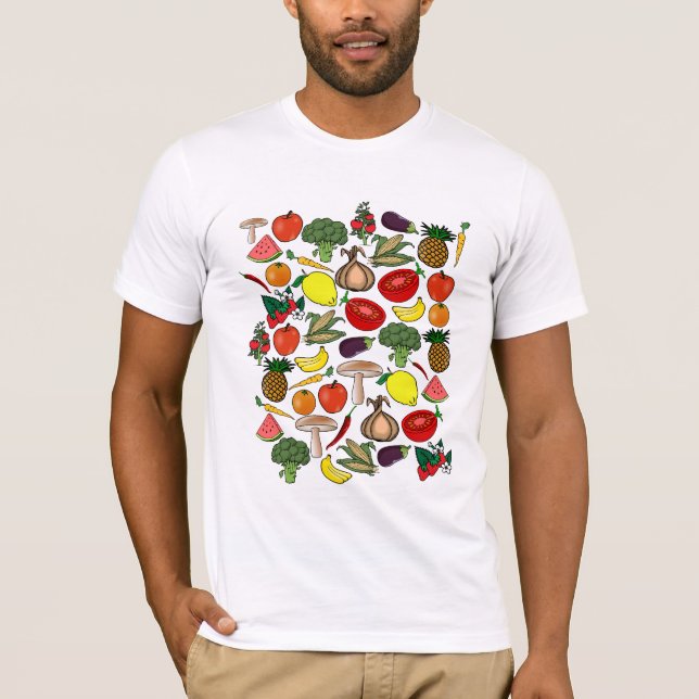 Frucht- u. Veggies-Shirt - wählen Sie Art, Farbe T-Shirt (Vorderseite)