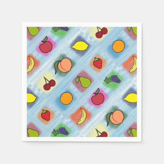 Frucht Überraschung Serviette (Vorderseite)