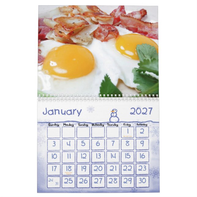 Frucht-und Nahrungsmittelkalender 11 Kalender (Jan 2027)