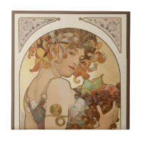 Frucht von Alphonse Mucha, Vintager Jugendstil