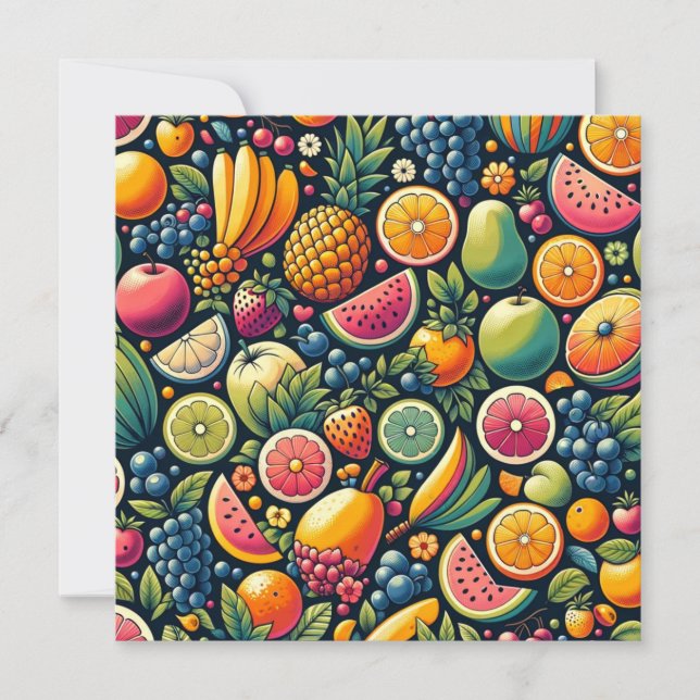 Fruchtbare Harmonie: Eine Symphonie der Fülle der  Einladung (Vorderseite)