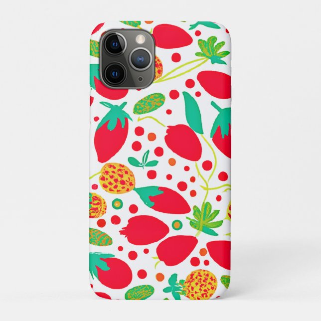 Fruchtbare Palette Vivid Muster Case-Mate iPhone Hülle (Rückseite)