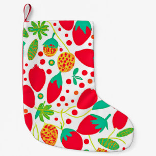 Fruchtbare Palette Vivid Muster Kleiner Weihnachtsstrumpf