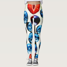 Fruchtbares, lebendiges Muster Leggings